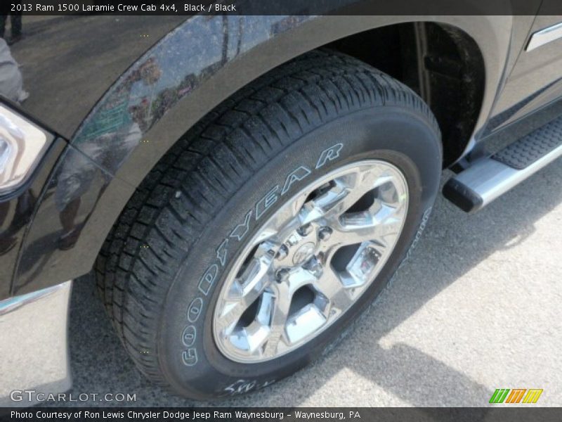 Black / Black 2013 Ram 1500 Laramie Crew Cab 4x4