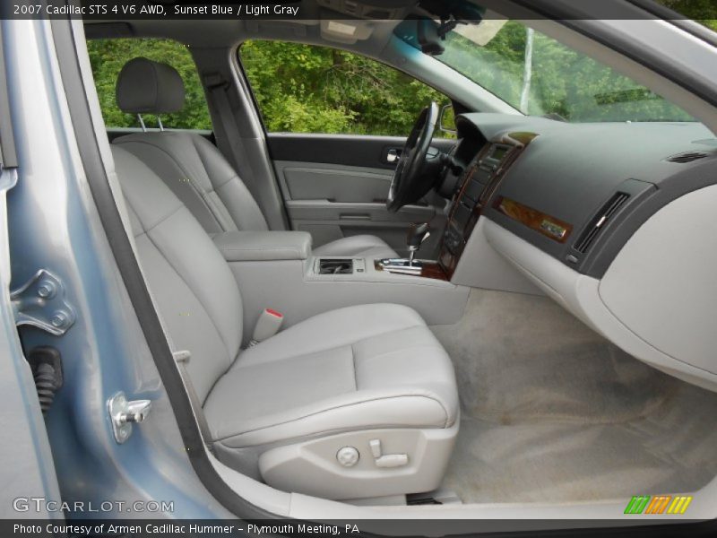 Sunset Blue / Light Gray 2007 Cadillac STS 4 V6 AWD