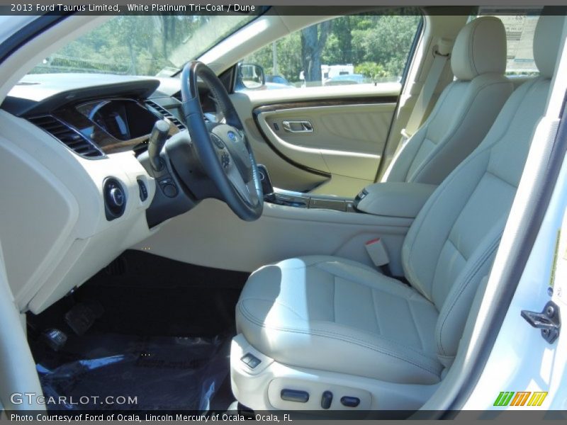 White Platinum Tri-Coat / Dune 2013 Ford Taurus Limited