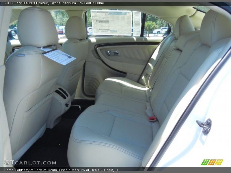 White Platinum Tri-Coat / Dune 2013 Ford Taurus Limited