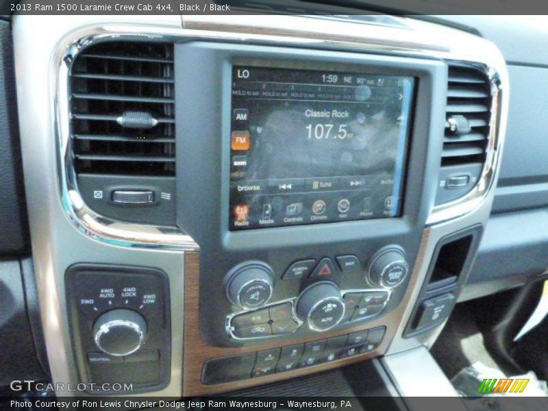 Black / Black 2013 Ram 1500 Laramie Crew Cab 4x4