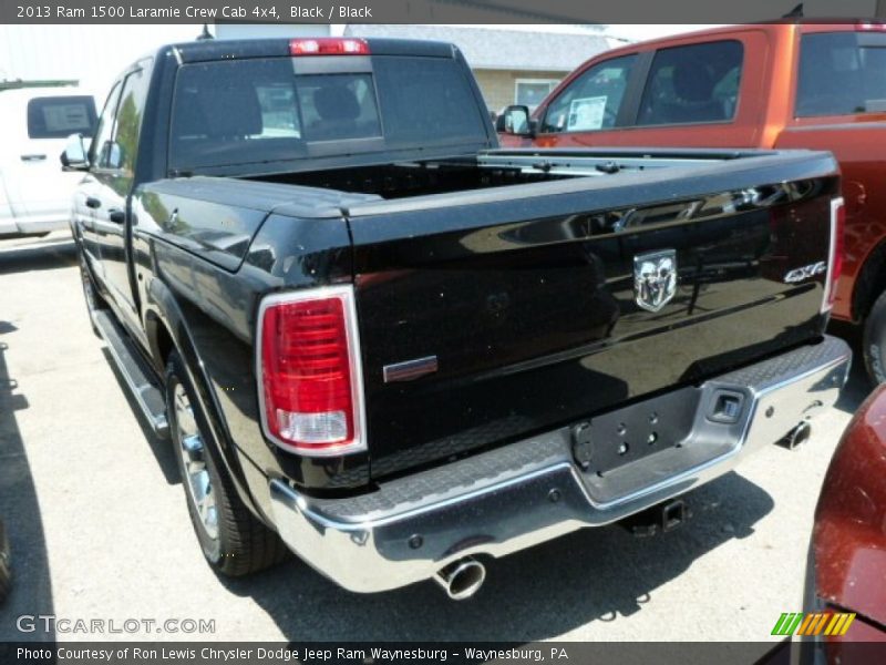 Black / Black 2013 Ram 1500 Laramie Crew Cab 4x4