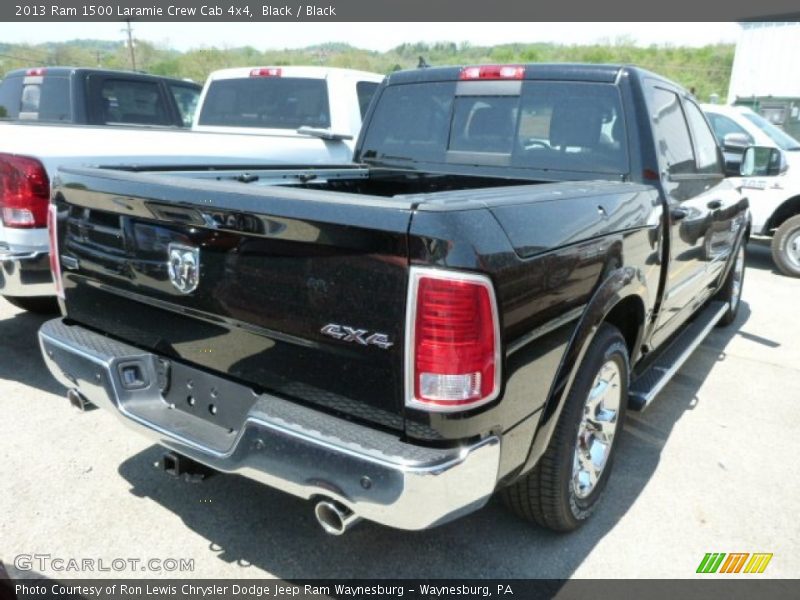 Black / Black 2013 Ram 1500 Laramie Crew Cab 4x4