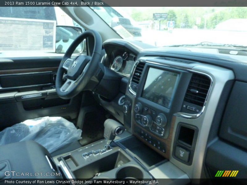 Black / Black 2013 Ram 1500 Laramie Crew Cab 4x4