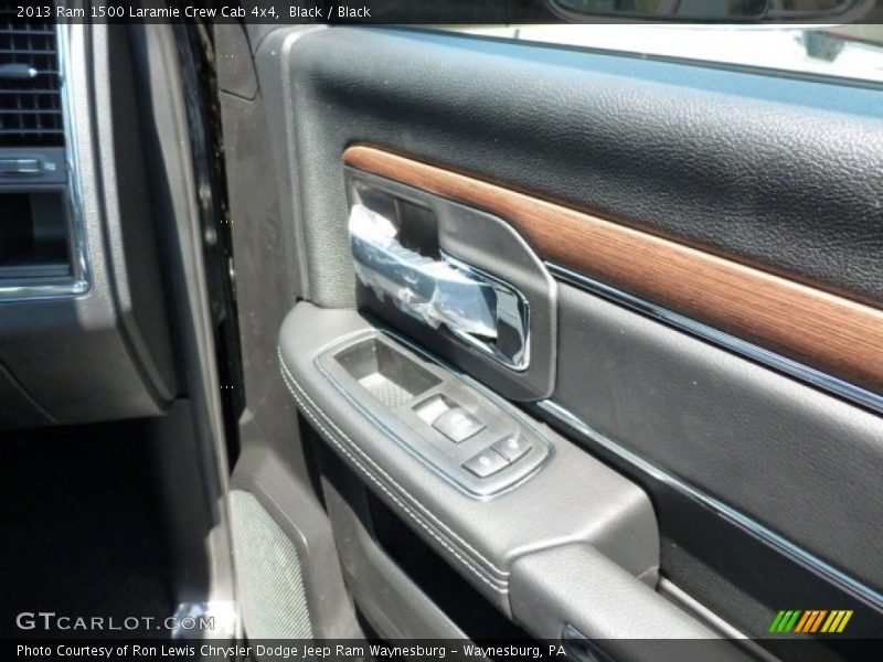 Black / Black 2013 Ram 1500 Laramie Crew Cab 4x4
