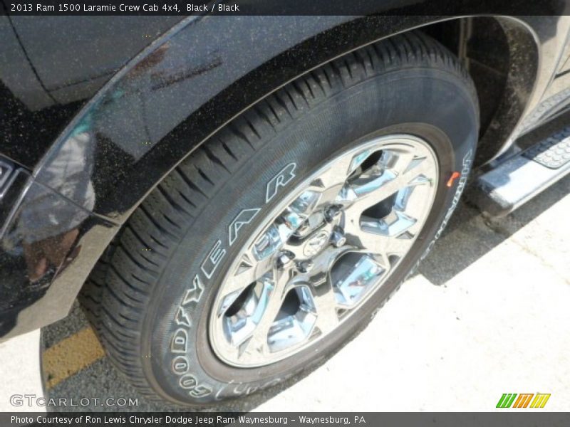 Black / Black 2013 Ram 1500 Laramie Crew Cab 4x4