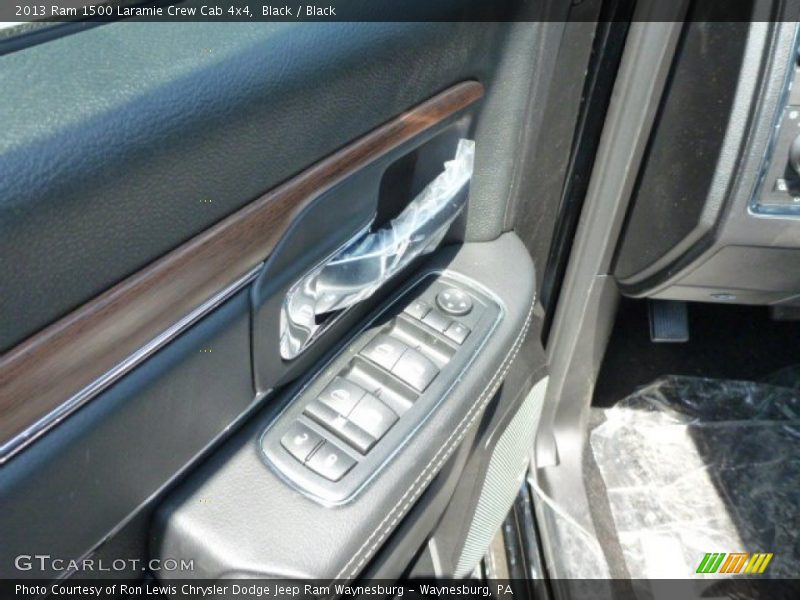 Black / Black 2013 Ram 1500 Laramie Crew Cab 4x4