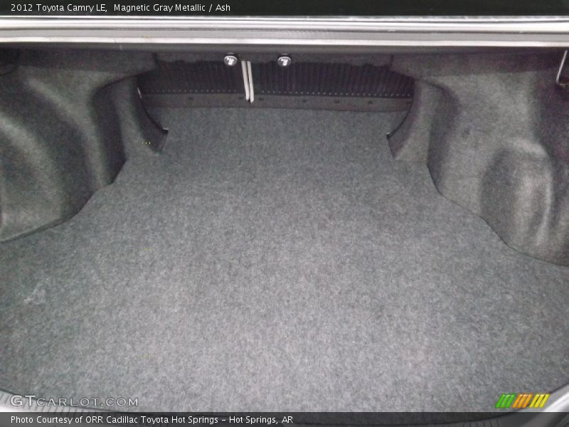  2012 Camry LE Trunk