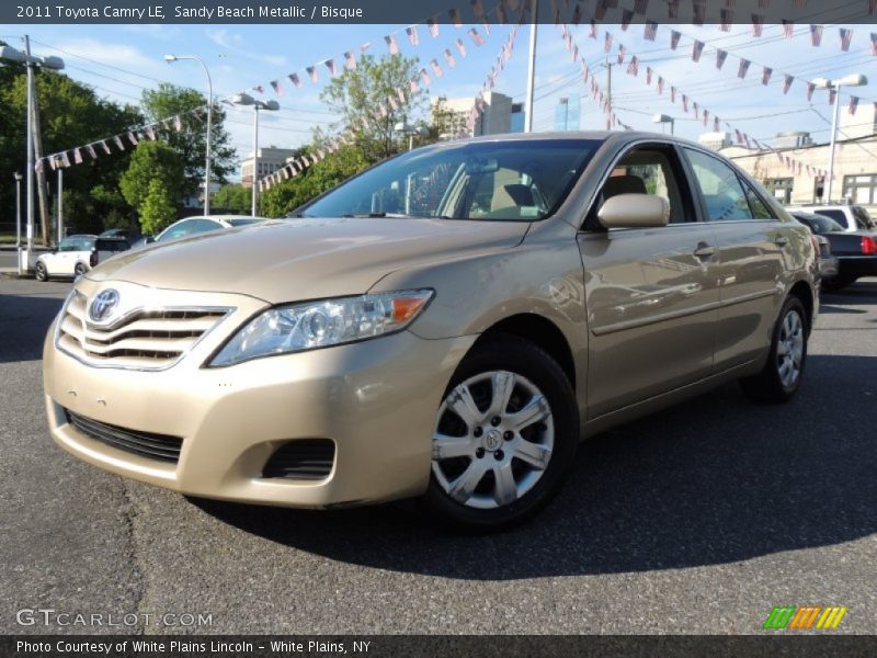 Sandy Beach Metallic / Bisque 2011 Toyota Camry LE