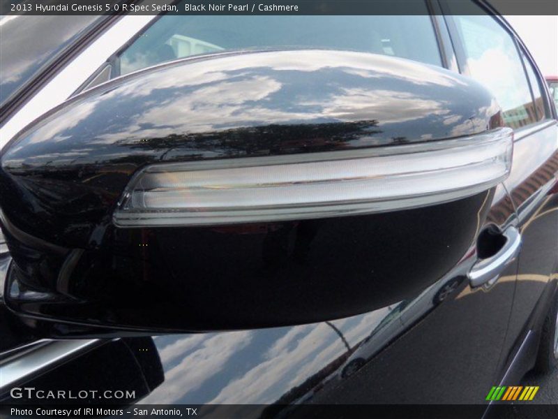 Black Noir Pearl / Cashmere 2013 Hyundai Genesis 5.0 R Spec Sedan