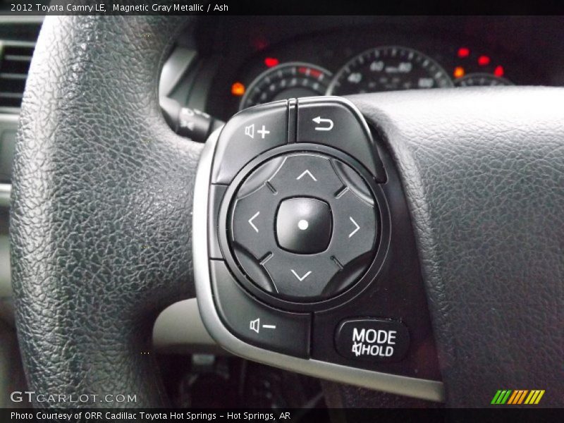 Controls of 2012 Camry LE
