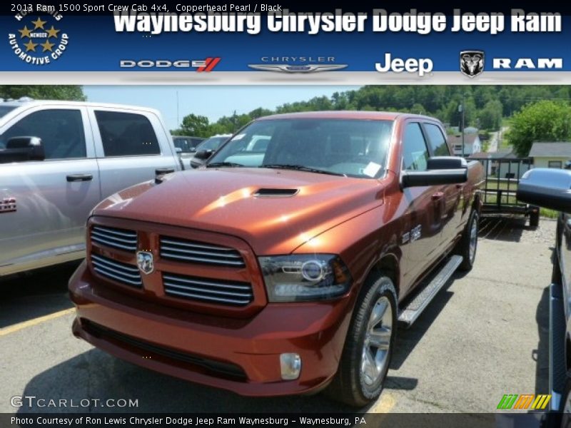 Copperhead Pearl / Black 2013 Ram 1500 Sport Crew Cab 4x4
