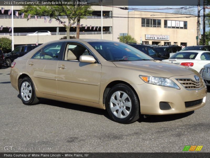 Sandy Beach Metallic / Bisque 2011 Toyota Camry LE