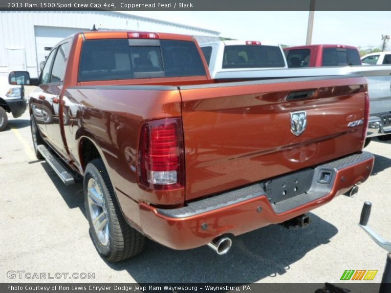 Copperhead Pearl / Black 2013 Ram 1500 Sport Crew Cab 4x4
