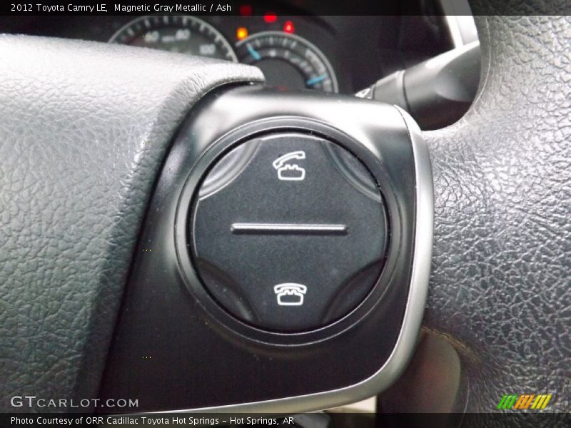 Controls of 2012 Camry LE