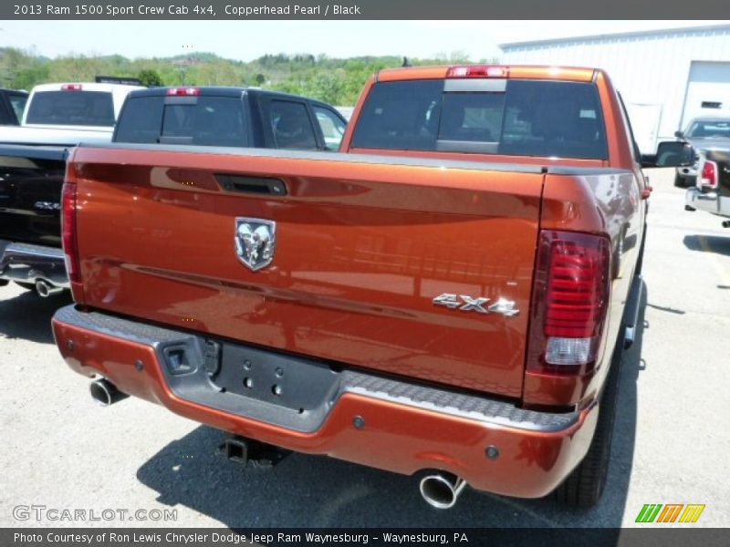 Copperhead Pearl / Black 2013 Ram 1500 Sport Crew Cab 4x4