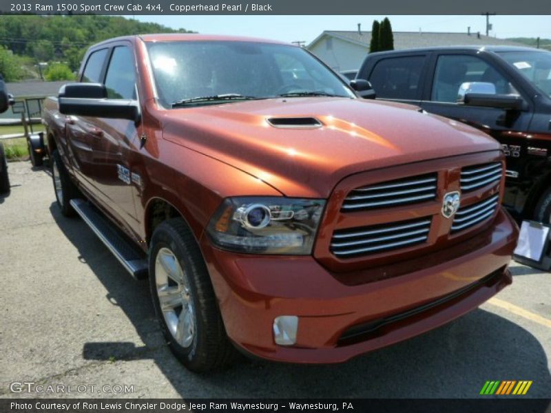 Copperhead Pearl / Black 2013 Ram 1500 Sport Crew Cab 4x4