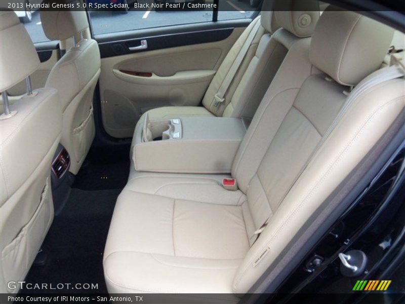 Rear Seat of 2013 Genesis 5.0 R Spec Sedan
