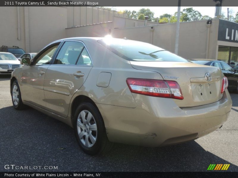 Sandy Beach Metallic / Bisque 2011 Toyota Camry LE