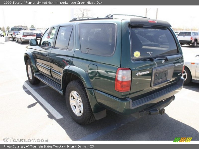 Imperial Jade Green Mica / Oak 1999 Toyota 4Runner Limited 4x4