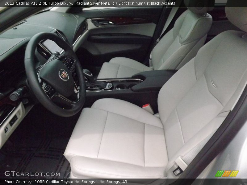 2013 ATS 2.0L Turbo Luxury Light Platinum/Jet Black Accents Interior
