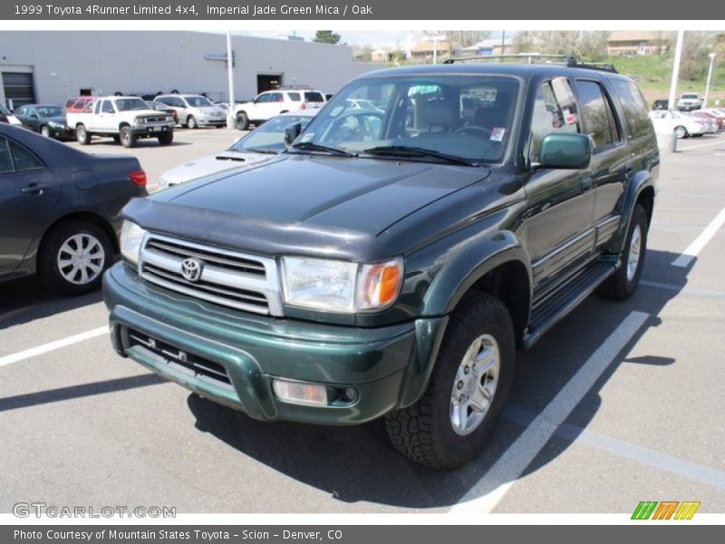 Imperial Jade Green Mica / Oak 1999 Toyota 4Runner Limited 4x4