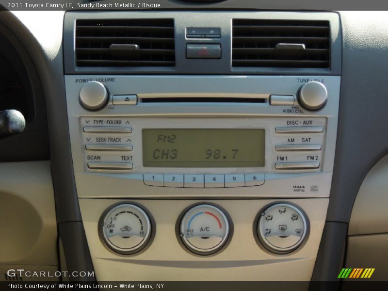 Sandy Beach Metallic / Bisque 2011 Toyota Camry LE