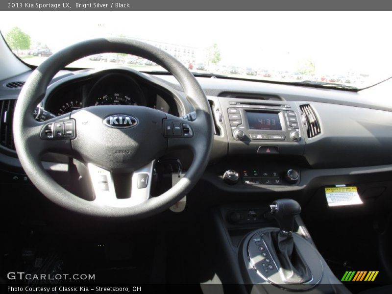 Bright Silver / Black 2013 Kia Sportage LX