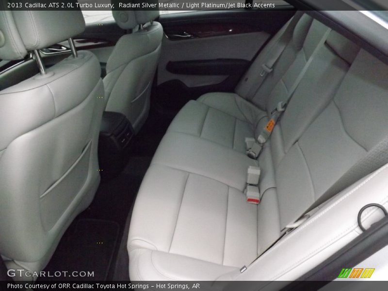 Radiant Silver Metallic / Light Platinum/Jet Black Accents 2013 Cadillac ATS 2.0L Turbo Luxury