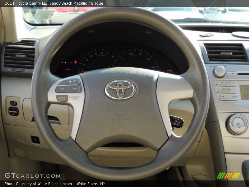 Sandy Beach Metallic / Bisque 2011 Toyota Camry LE