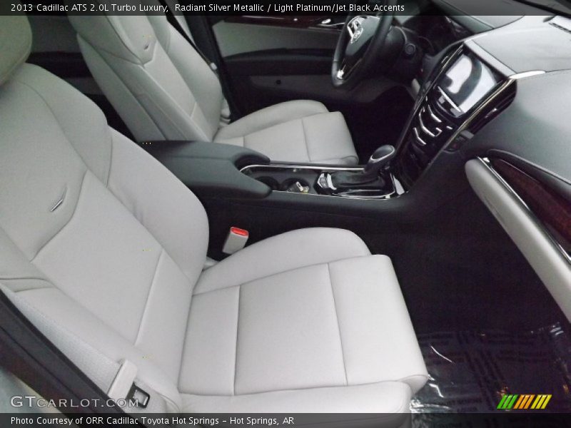  2013 ATS 2.0L Turbo Luxury Light Platinum/Jet Black Accents Interior