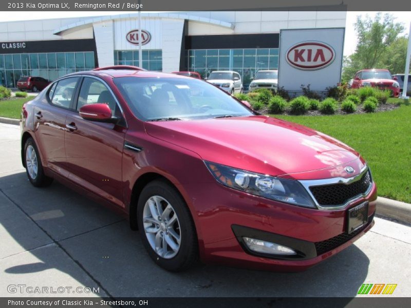 Remington Red / Beige 2013 Kia Optima LX