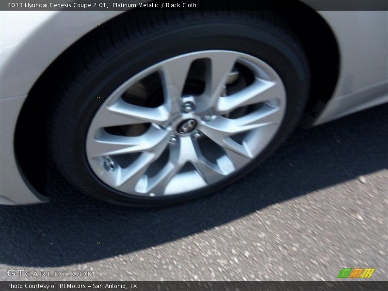 Platinum Metallic / Black Cloth 2013 Hyundai Genesis Coupe 2.0T
