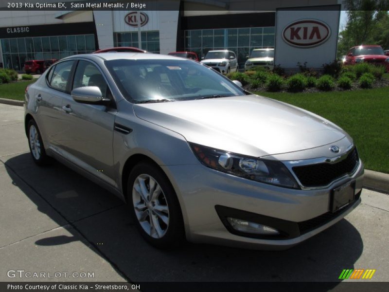Satin Metal Metallic / Beige 2013 Kia Optima EX
