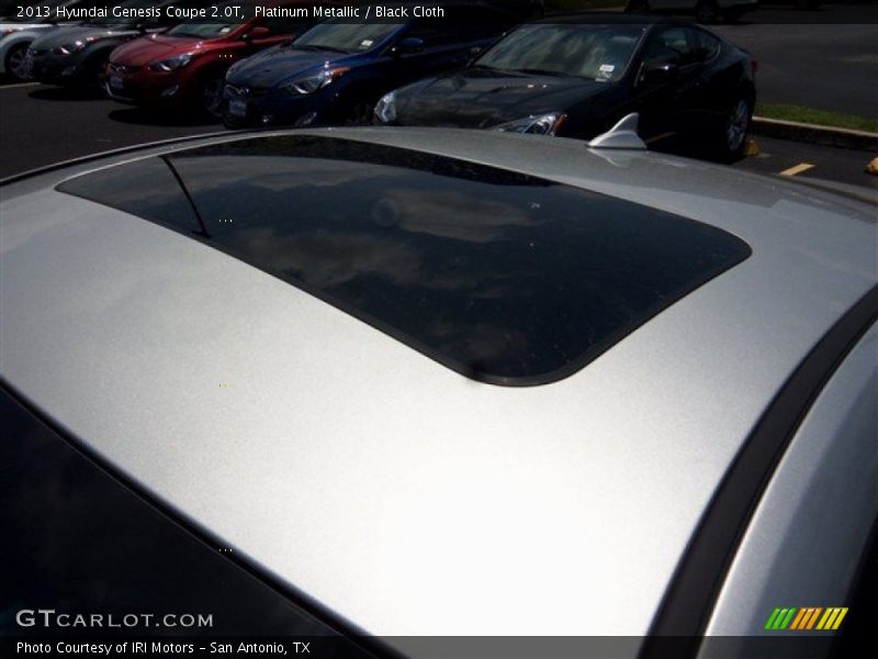 Platinum Metallic / Black Cloth 2013 Hyundai Genesis Coupe 2.0T