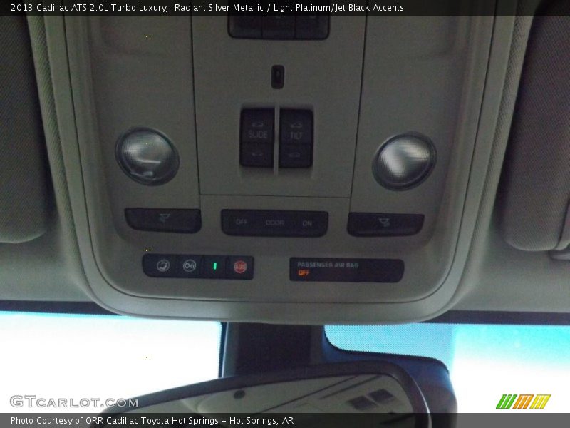 Radiant Silver Metallic / Light Platinum/Jet Black Accents 2013 Cadillac ATS 2.0L Turbo Luxury