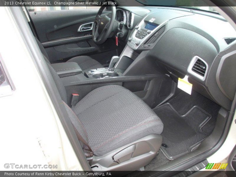 Champagne Silver Metallic / Jet Black 2013 Chevrolet Equinox LS