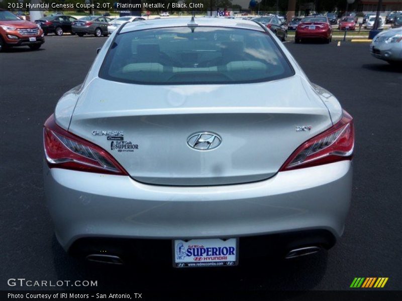 Platinum Metallic / Black Cloth 2013 Hyundai Genesis Coupe 2.0T