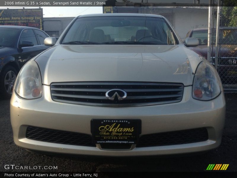 Serengeti Sand Metallic / Stone 2006 Infiniti G 35 x Sedan