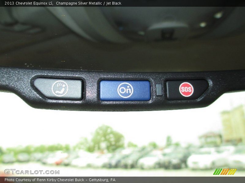 Champagne Silver Metallic / Jet Black 2013 Chevrolet Equinox LS