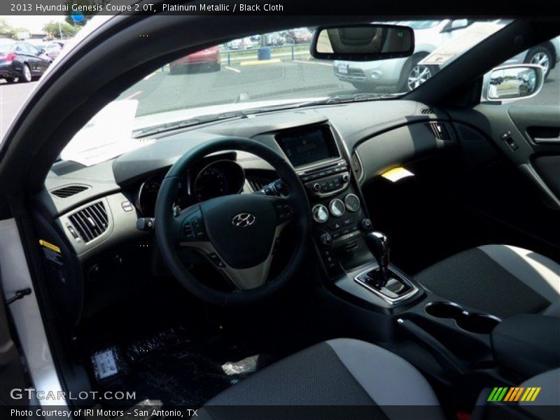 Platinum Metallic / Black Cloth 2013 Hyundai Genesis Coupe 2.0T