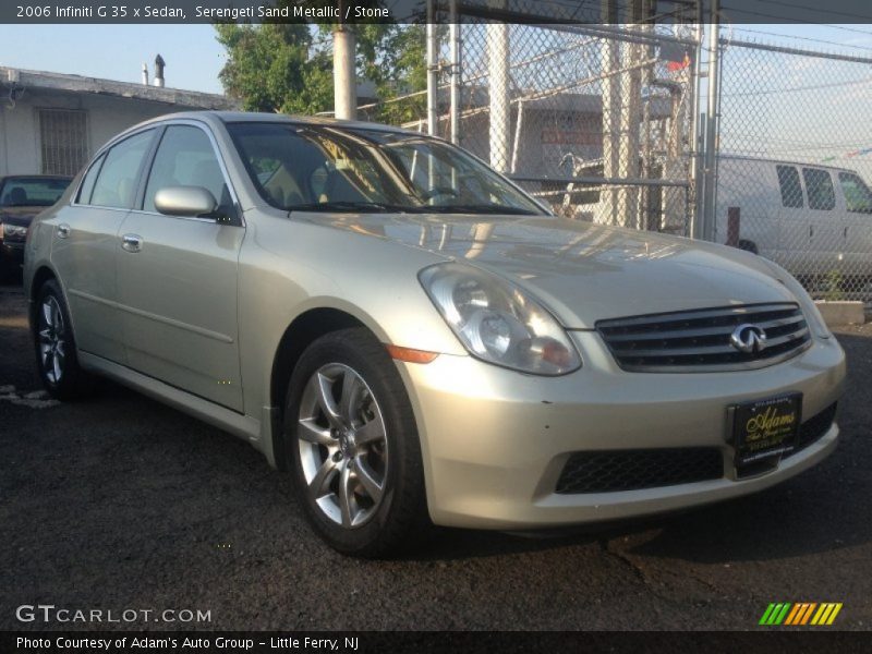 Serengeti Sand Metallic / Stone 2006 Infiniti G 35 x Sedan