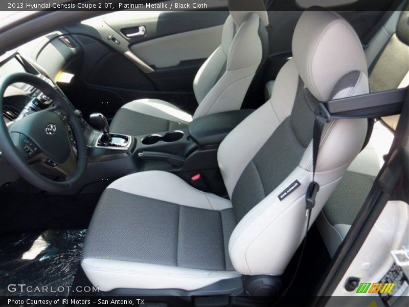 Platinum Metallic / Black Cloth 2013 Hyundai Genesis Coupe 2.0T