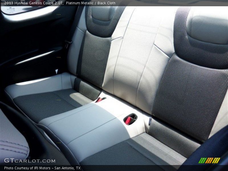Platinum Metallic / Black Cloth 2013 Hyundai Genesis Coupe 2.0T