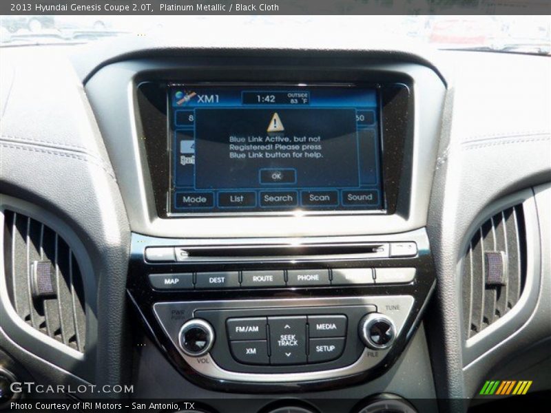 Platinum Metallic / Black Cloth 2013 Hyundai Genesis Coupe 2.0T
