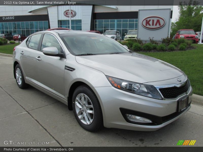 Satin Metal Metallic / Beige 2013 Kia Optima LX