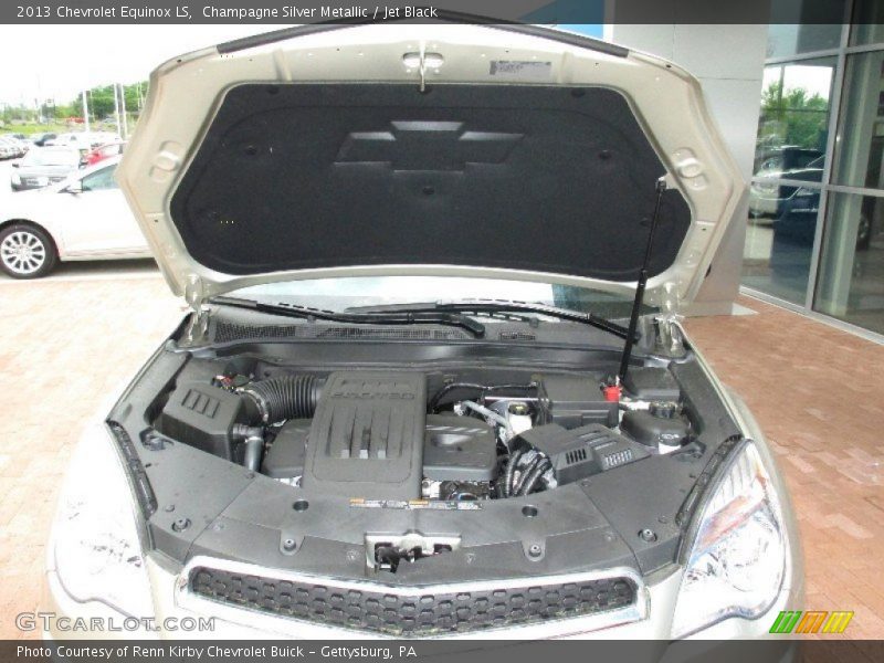 Champagne Silver Metallic / Jet Black 2013 Chevrolet Equinox LS