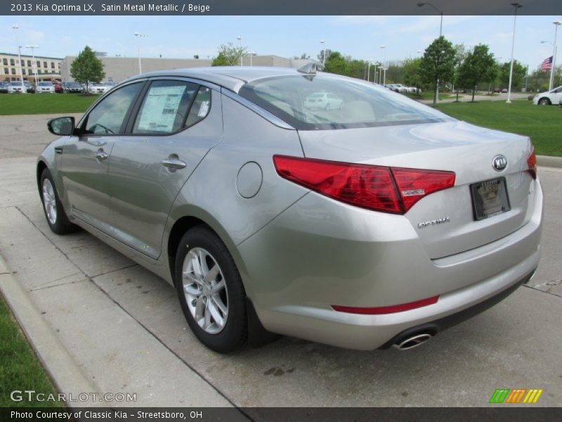 Satin Metal Metallic / Beige 2013 Kia Optima LX