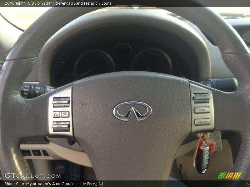 Serengeti Sand Metallic / Stone 2006 Infiniti G 35 x Sedan