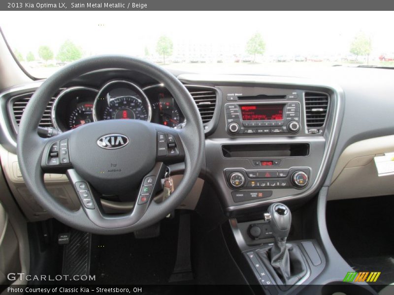 Satin Metal Metallic / Beige 2013 Kia Optima LX